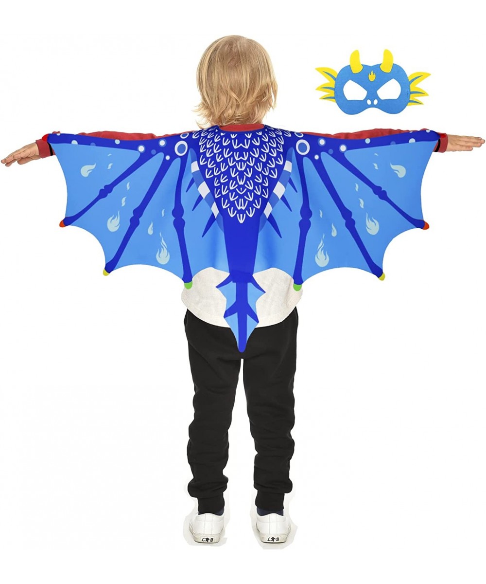 Dinosaur-Dragon-Wings-Costume for Kids and Triceratops Mask Dino Dress-Up Cape for Boys Girls Party Favors Gifts $22.07 Kids'...