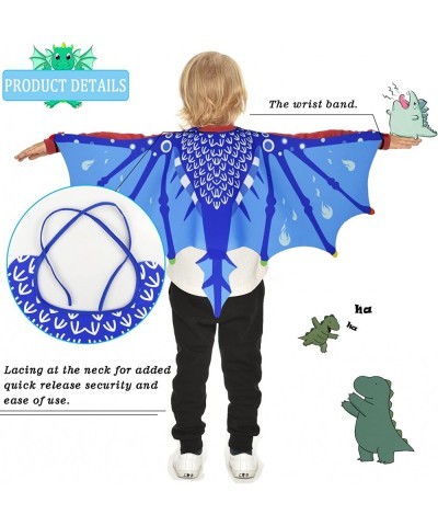 Dinosaur-Dragon-Wings-Costume for Kids and Triceratops Mask Dino Dress-Up Cape for Boys Girls Party Favors Gifts $22.07 Kids'...