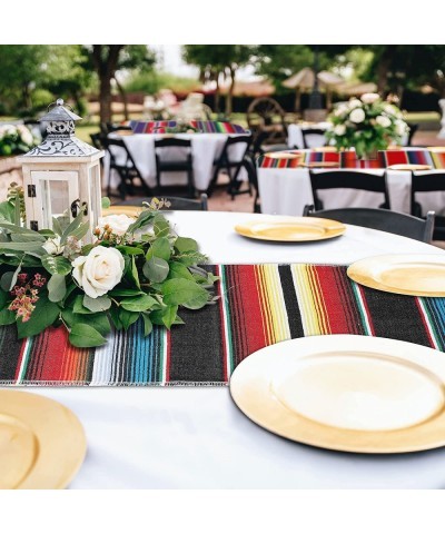 Mexican Table Runner Serape Tablecloth Fiesta Centerpieces Mexican Shawl for Mexican Theme Party Decoration Cinco de Mayo Fie...