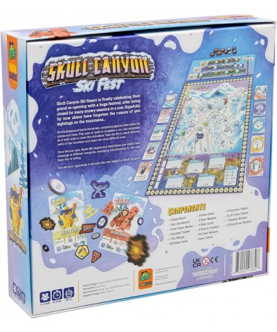 Skull Canyon Ski Fest Board Game | Strategy Game | Fun Skiing Themed Game for Adults and Teens | Ages 14+ | 2-4 Players | Ave...