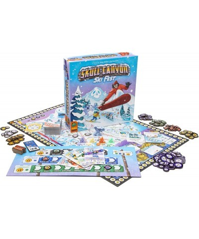 Skull Canyon Ski Fest Board Game | Strategy Game | Fun Skiing Themed Game for Adults and Teens | Ages 14+ | 2-4 Players | Ave...