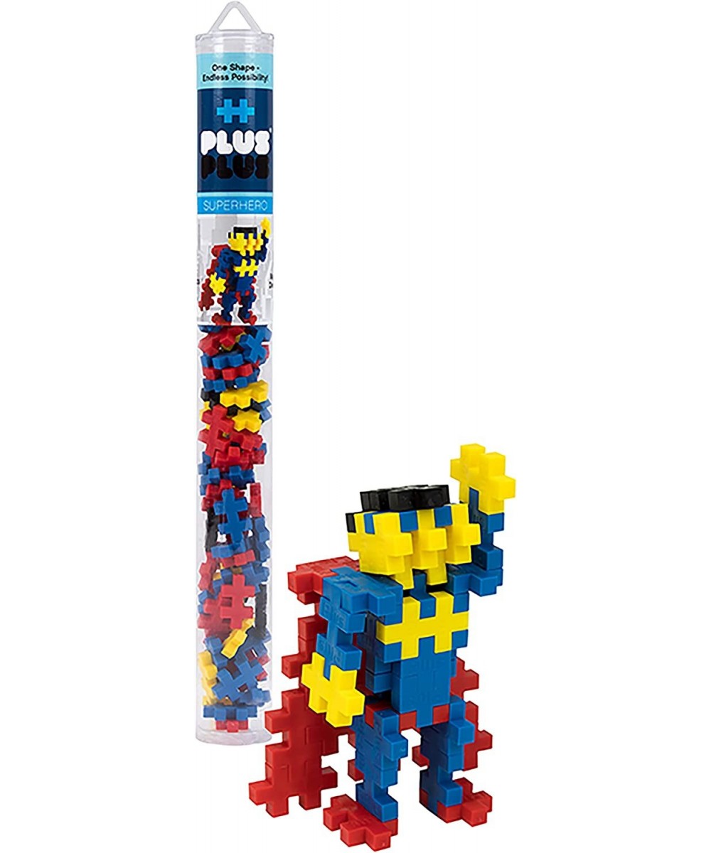 Superhero - 70 Piece Tube Construction Building Stem/Steam Toy Kids Mini Puzzle Blocks $16.38 Puzzle Accessories