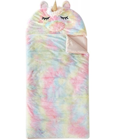 Rainbow Faux Fur Figural Unicorn Hooded Sleeping Bag Ages 3+ $66.52 Slumber Bags