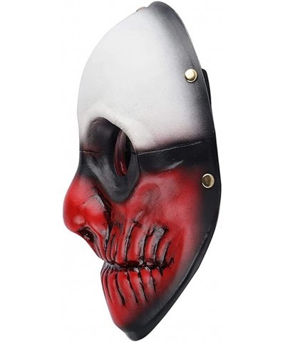 Resin Payday Mask Dallas/Wolf/Chains/Hoxton Cosplay Mask Halloween Masquerade Party Theme Game Character Props 0922 (Color : ...