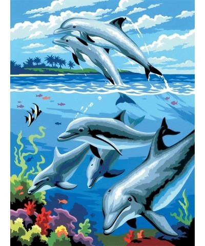 Painting by Numbers Junior Small 3-Piece Art Activity Kit Sea Life Set $26.54 Craft Kits