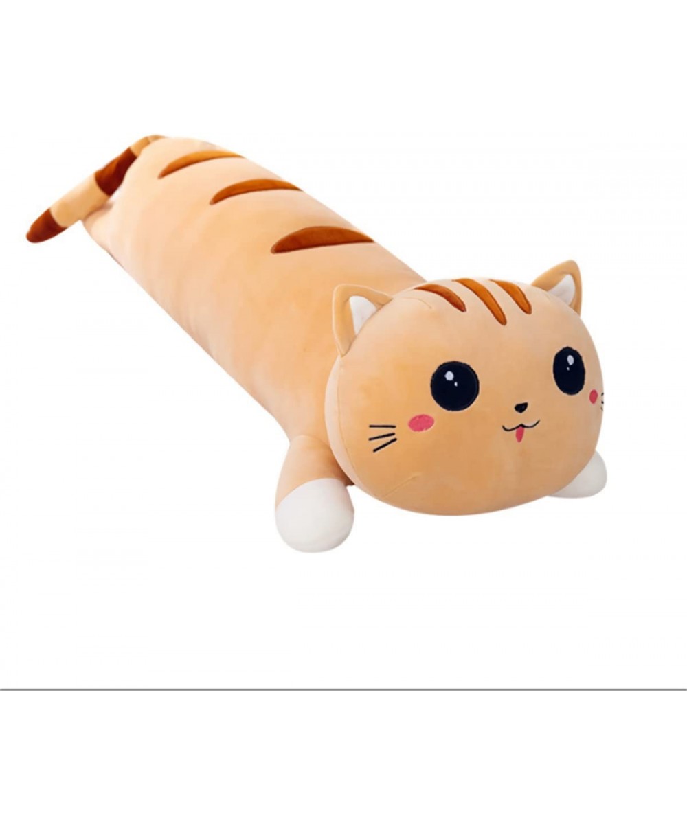 Long Cat Plush Toy Doll Sleeping Long Pillow Plush Toy Gift for Children (19.6/27.5/35.4 Inches) (Brown cat 50cm/19.6inch) $2...