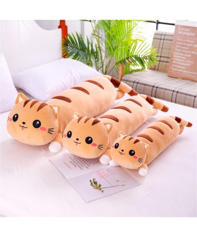 Long Cat Plush Toy Doll Sleeping Long Pillow Plush Toy Gift for Children (19.6/27.5/35.4 Inches) (Brown cat 50cm/19.6inch) $2...