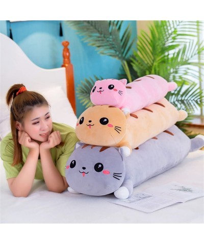 Long Cat Plush Toy Doll Sleeping Long Pillow Plush Toy Gift for Children (19.6/27.5/35.4 Inches) (Brown cat 50cm/19.6inch) $2...