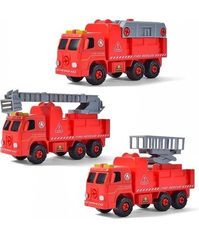 Take Apart Fire Truck with Sounds – Build Your Own Fire Engine Educational STEM Toys for Toddlers - Engineering Building Kit ...