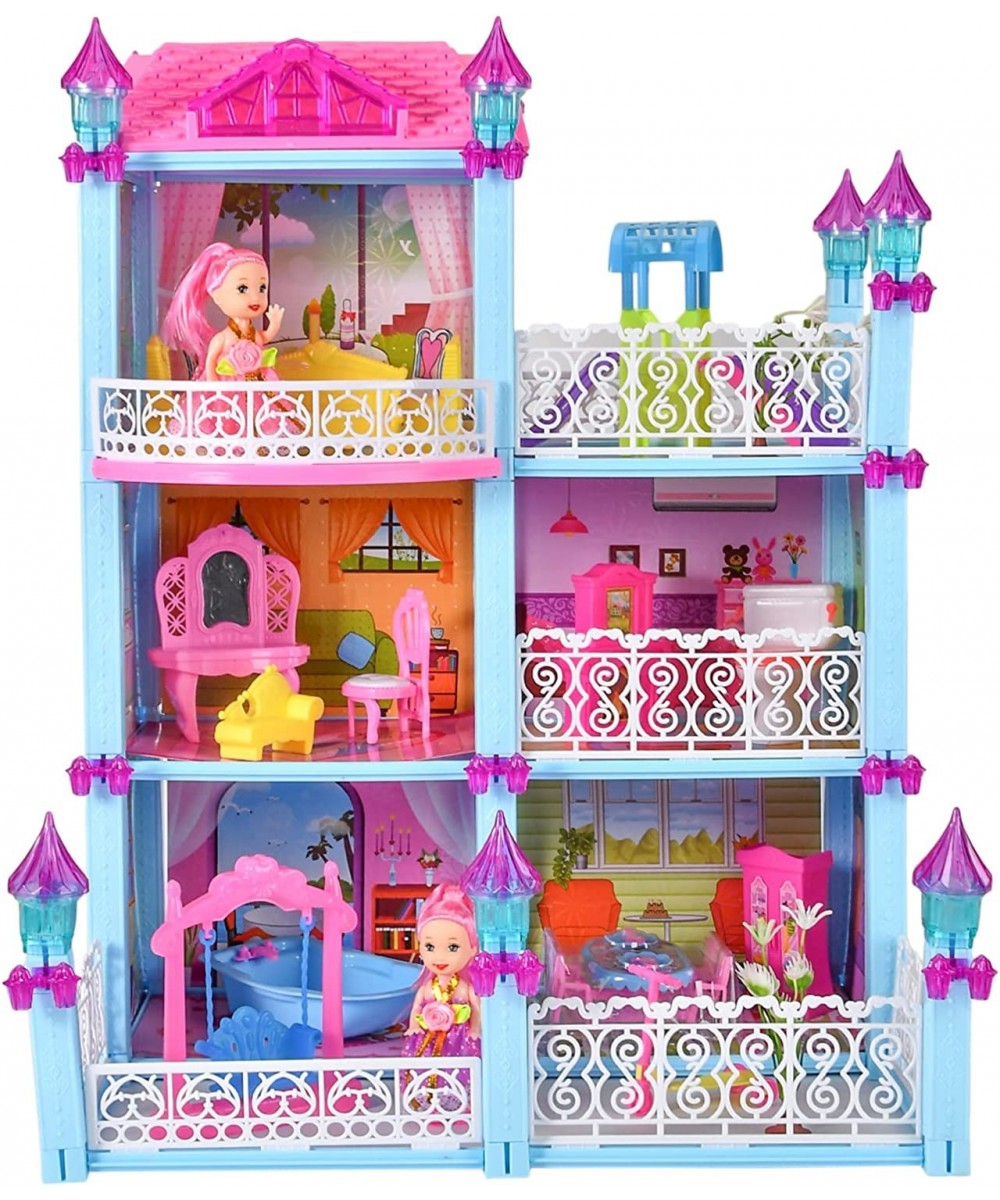 Doll House Dreamhouse for Girls 3 Story 5 Doll House Rooms with Dolls Toys Figures Furniture and Accessories Toddler Playhous...