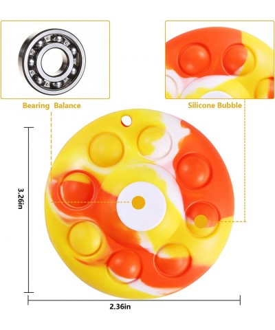 Fidget Toys 3D UFO Pop Fidget Spinner Stress Balls Pop Push Bubble Its Sensory Toys Stress Relief for Kids Adults - Yellow $1...