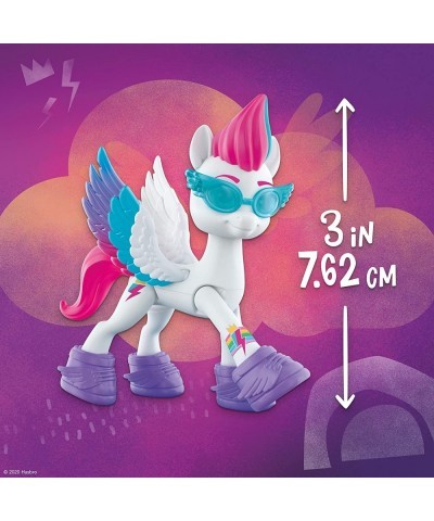 My Little Pony: A New Generation Movie?Crystal Adventure Zipp Storm?- 3-Inch White Pony Toy with Surprise Accessories Friends...