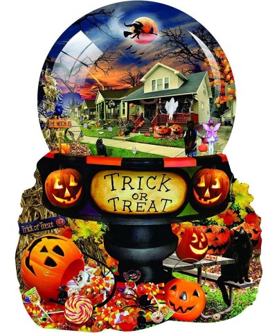 Halloween Globe 1000 pc Shaped Jigsaw Puzzle by SunsOut $43.97 Jigsaw Puzzles