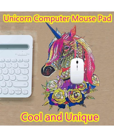 Wooden Jigsaw Puzzle for Adults Unique Unicorn Animals Shaped Magic Jigsaw Puzzle Pieces Family Game Best Gift for Adults and...