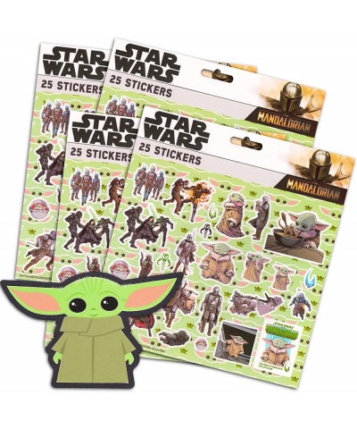 Baby Yoda Stickers Party Favors Bundle - 100 Star Wars Stickers for Kids Featuring The Mandalorian and Baby Yoda for Arts and...