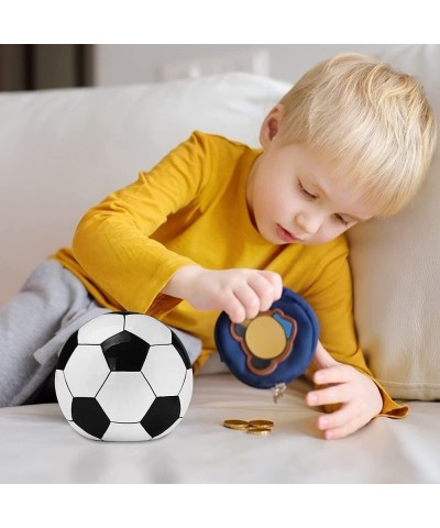 Piggy Bank for Kids Soccer Ball Piggy Bank Football Sports Themed Ceramic Kids Piggy Bank Coin Best Gift for Football Lovers ...