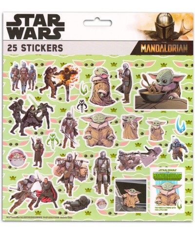 Baby Yoda Stickers Party Favors Bundle - 100 Star Wars Stickers for Kids Featuring The Mandalorian and Baby Yoda for Arts and...