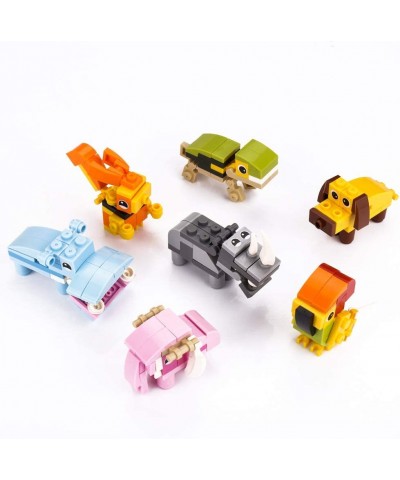 12 in 1 Mini Building Blocks Animals Assorted Toy Animal Building Blocks Stem Toys Party Favor for Kids Goodie Bags Birthday ...