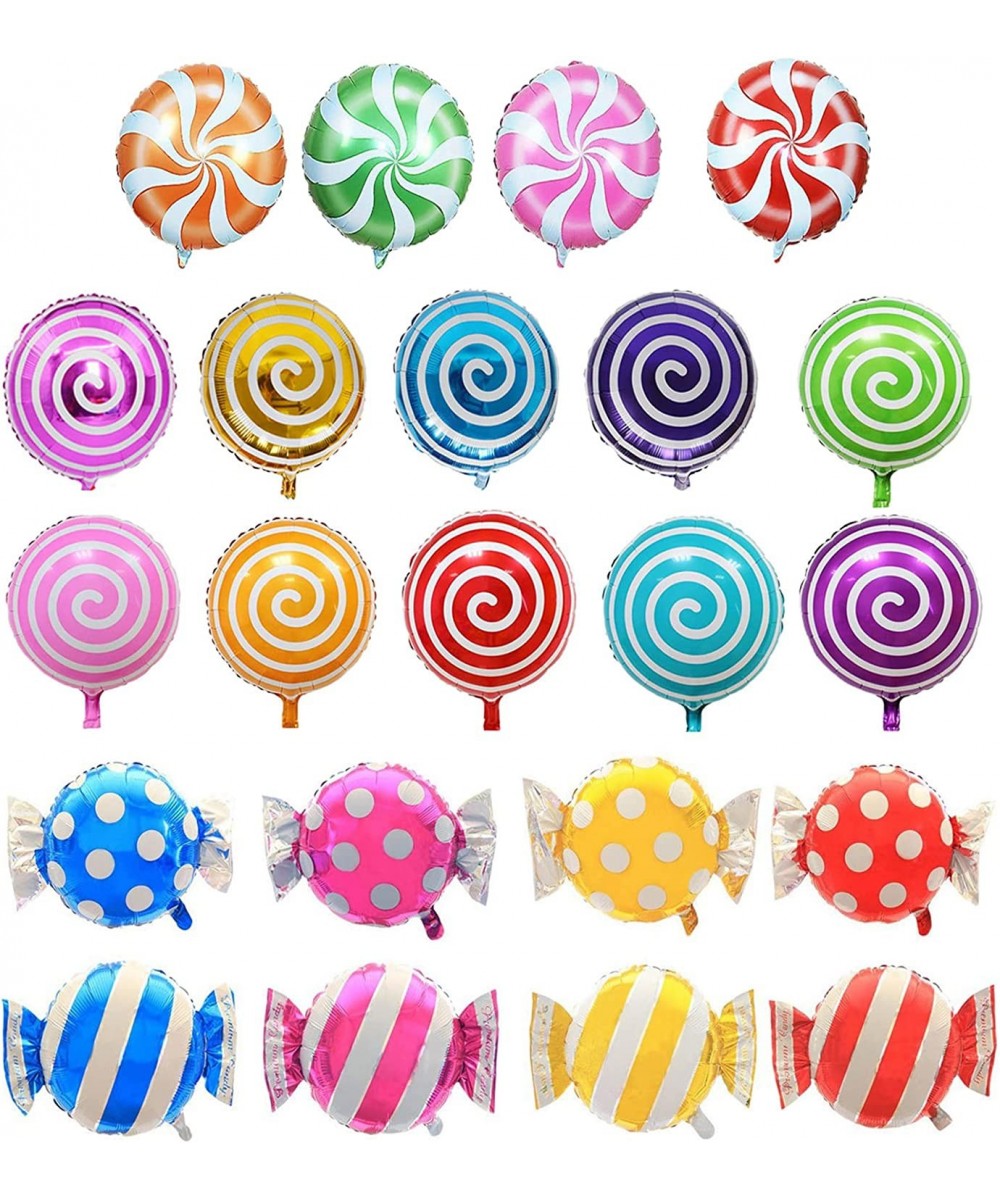 42 pcs 18" Sweet Candy Balloons Round Lollipop Balloon Birthday Wedding Party Balloons Party Supplies $35.24 Kids' Party Deco...