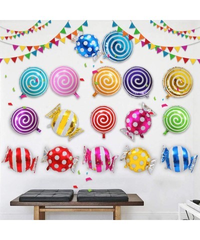 42 pcs 18" Sweet Candy Balloons Round Lollipop Balloon Birthday Wedding Party Balloons Party Supplies $35.24 Kids' Party Deco...