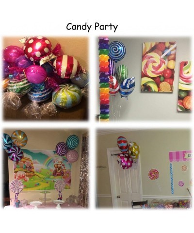 42 pcs 18" Sweet Candy Balloons Round Lollipop Balloon Birthday Wedding Party Balloons Party Supplies $35.24 Kids' Party Deco...