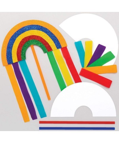 AT742 Rainbow Wand Kits - Pack of 8 Card Blanks for Children to Design and Decorate Ideal for School Work Home Activities and...