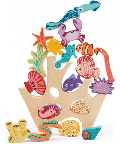 Stacking Coral Reef - Colorful Wooden Stacking Coral Reef Toy Set Improving Balancing Activities Toy for Kids 18 Months+ $83....