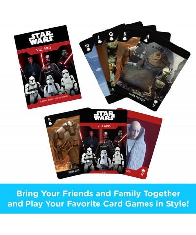 Star Wars Playing Cards - Dark Side Villains Themed Deck of Cards for Your Favorite Card Games - Officially Licensed Star War...