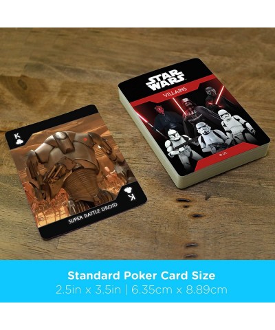 Star Wars Playing Cards - Dark Side Villains Themed Deck of Cards for Your Favorite Card Games - Officially Licensed Star War...