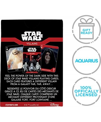 Star Wars Playing Cards - Dark Side Villains Themed Deck of Cards for Your Favorite Card Games - Officially Licensed Star War...