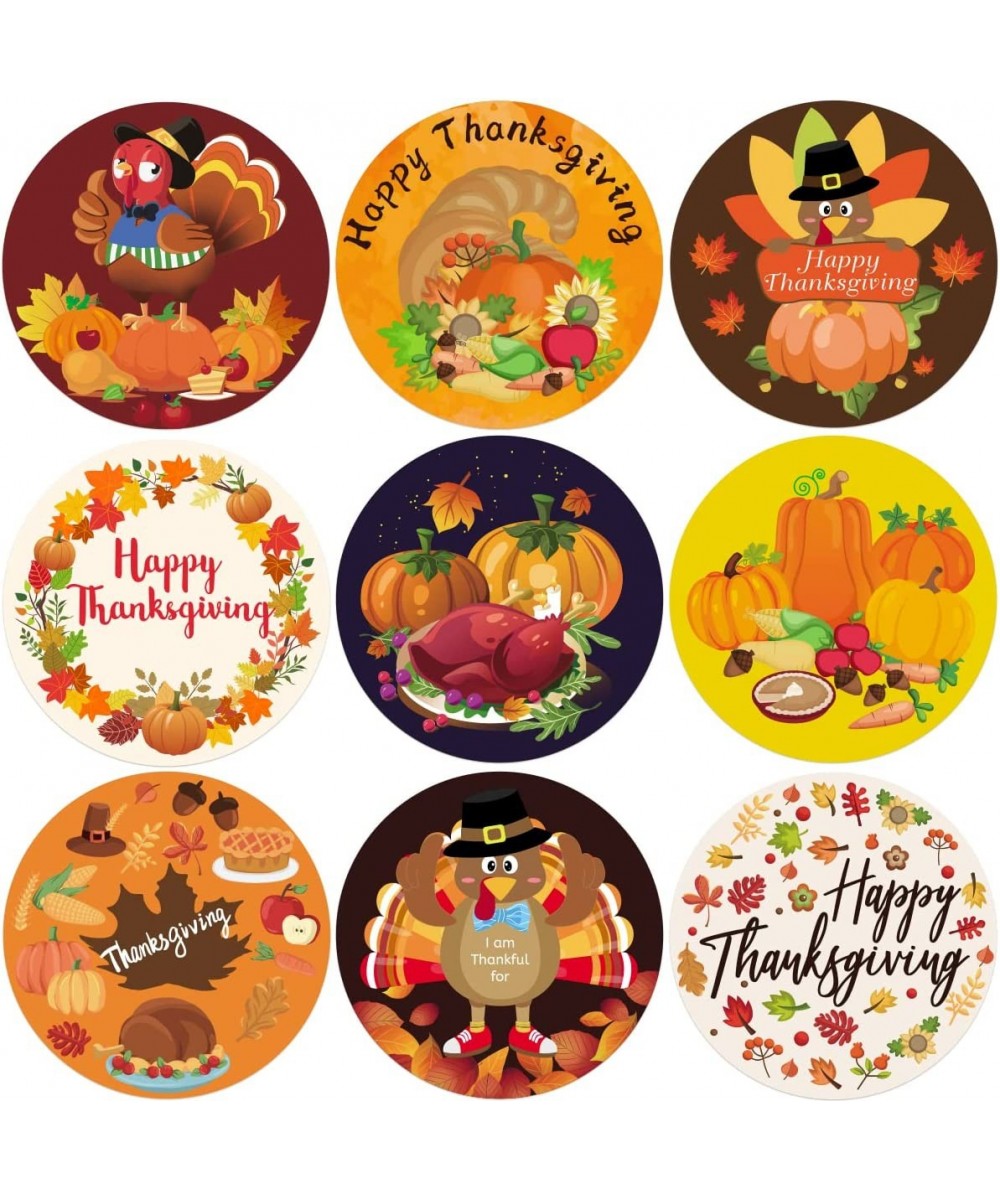 Thanksgiving Stickers for Kids Turkey Sticker Fall Thanks Happy Holidays Party Favor Supplies 500Pcs $15.30 Kids' Drawing & W...