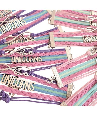 Unicorn Party favors Infinity UNICORNS Charm Bracelet 10 pack for Unicorn Party Supplies Unicorn Birthday Party Supplies Unic...