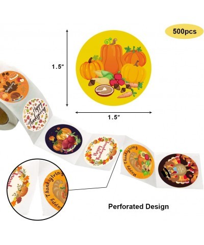 Thanksgiving Stickers for Kids Turkey Sticker Fall Thanks Happy Holidays Party Favor Supplies 500Pcs $15.30 Kids' Drawing & W...