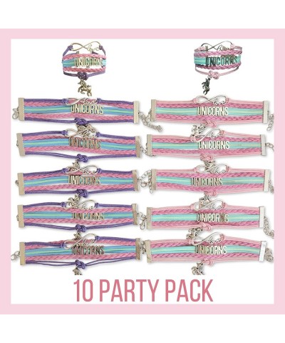 Unicorn Party favors Infinity UNICORNS Charm Bracelet 10 pack for Unicorn Party Supplies Unicorn Birthday Party Supplies Unic...