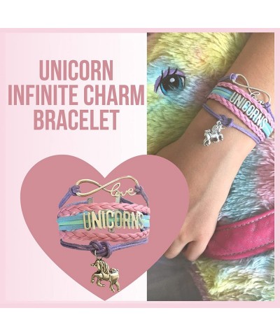 Unicorn Party favors Infinity UNICORNS Charm Bracelet 10 pack for Unicorn Party Supplies Unicorn Birthday Party Supplies Unic...