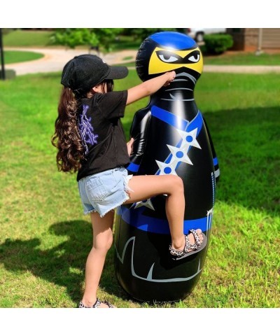 Ninja Nobi 47 Inches -Kids Punching Bag | Already Filled with Sand| Bop Bag | Inflatable Toy | Boxing - Premium Vinyl- | Boun...