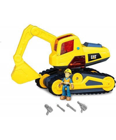 Funrise CAT Light & Sound Power Action Crew Battery Operated - Excavator Yellow (83203) $43.81 Kids' Play Construction Vehicles