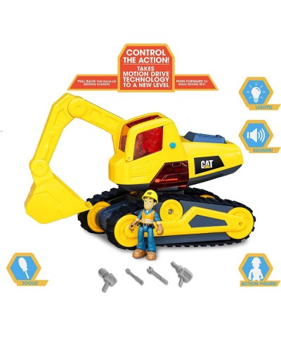 Funrise CAT Light & Sound Power Action Crew Battery Operated - Excavator Yellow (83203) $43.81 Kids' Play Construction Vehicles