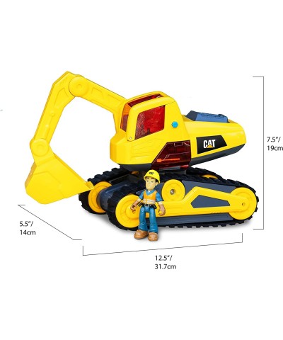 Funrise CAT Light & Sound Power Action Crew Battery Operated - Excavator Yellow (83203) $43.81 Kids' Play Construction Vehicles