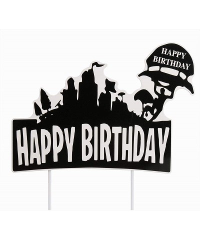 Happy Birthday Cake Topper - Video Game Birthday Party Cake Decorations Party Supplies $14.94 Kids' Party Decorations