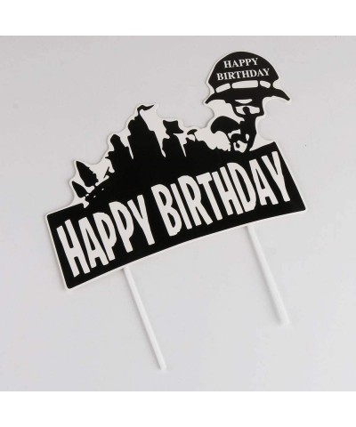 Happy Birthday Cake Topper - Video Game Birthday Party Cake Decorations Party Supplies $14.94 Kids' Party Decorations