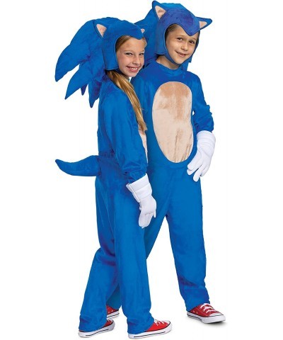 Sonic 2 Kid's Deluxe Sonic Movie Costume $50.45 Kids' Costumes