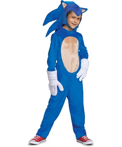 Sonic 2 Kid's Deluxe Sonic Movie Costume $50.45 Kids' Costumes