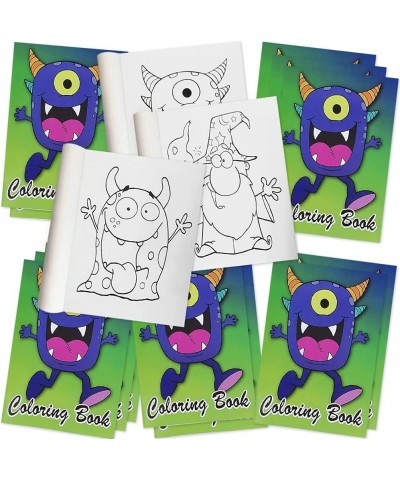 Monster Coloring Books for Kids Set of 12 5 x 7 Inch Small Color Booklets Fun Treat Prizes Favor Bag Fillers Birthday Party S...