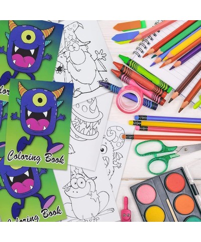 Monster Coloring Books for Kids Set of 12 5 x 7 Inch Small Color Booklets Fun Treat Prizes Favor Bag Fillers Birthday Party S...