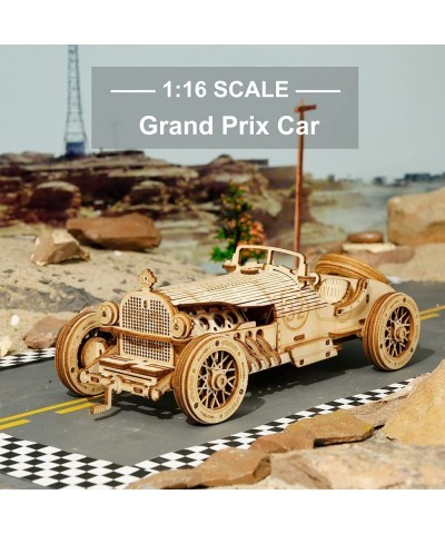 3D Wooden Puzzle-Mechanical Car Model-Self Building Vehicle Kits-Brain Teaser Toys-Best Gift for Adults and Kids on Birthday/...