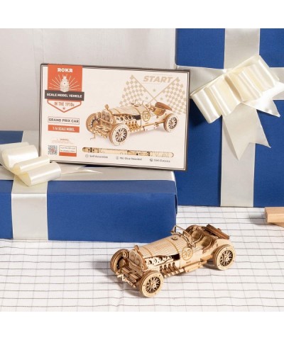 3D Wooden Puzzle-Mechanical Car Model-Self Building Vehicle Kits-Brain Teaser Toys-Best Gift for Adults and Kids on Birthday/...