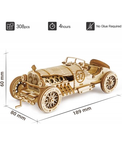 3D Wooden Puzzle-Mechanical Car Model-Self Building Vehicle Kits-Brain Teaser Toys-Best Gift for Adults and Kids on Birthday/...