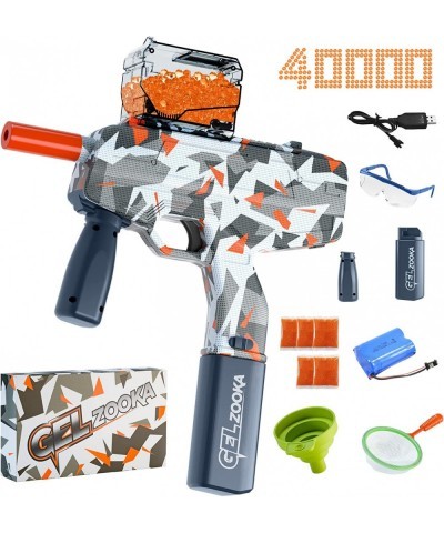 Electric Gel Ball Blaster Automatic Splatter Ball Blaster with 40000 Water Gel Beads - Non-Jamming Design - Splat Ball Blaste...