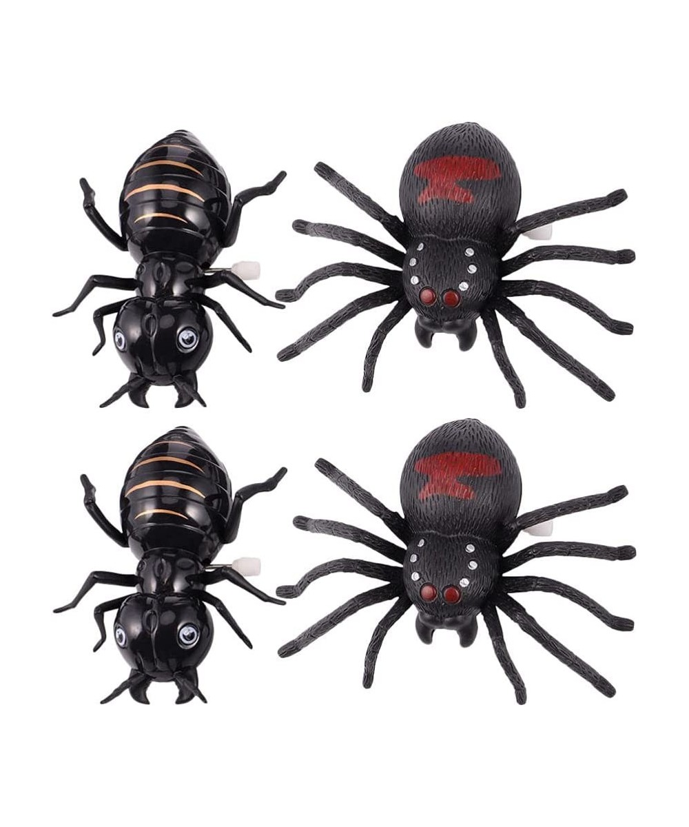 4Pcs Halloween Wind Up Spider Ant Toy Insects Figures Toys Prank Props Trick Toys Goody Bag Filler for Halloween Party Favor ...